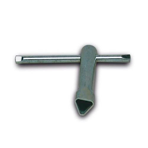 DENIOS brandweerdriehoeksleutel M 10 voor kantelbare bolders, 236-891
