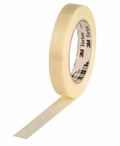 3M filamenttape in premium kwaliteit met glasvezelversterking, 19 mm breed x 50 m, dikte 125 µ, verpakking: 12 rollen, 299494