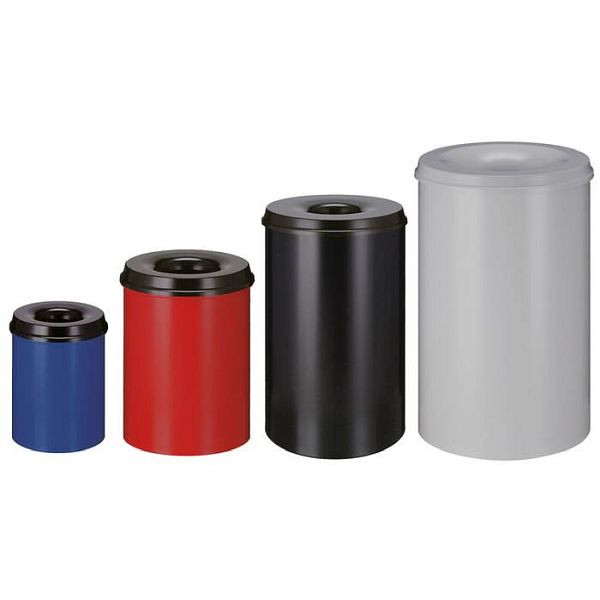Stein HGS papiermand -P-Bins 42-, 50 liter /335x630mm, zwart/rood, 24172