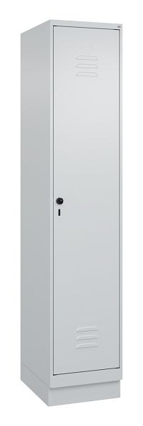 C+P luierkluis Classic PLUS met middenwand, bodem, 1950x400x500mm, 7035/7035, veiligheidsdraaigrendel, 080020-12F S10009