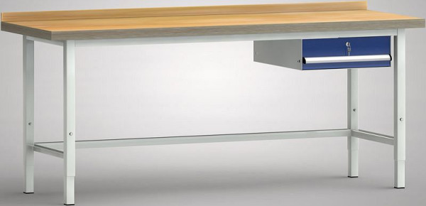 KLW standaard werkbank 2000 x 700 x 740 - 1040 mm L x D x H, WS002V-2000M40-E7002