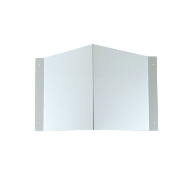 Stone HGS hoekbord vierkant voor folieborden, neutraal, 150 x 150 mm / 257 x 150 x 105 mm, 51.9552