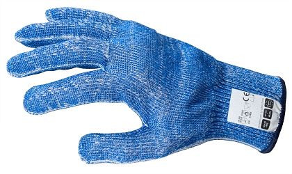 Snijbeschermingshandschoen Contacto, blauw, extra zwaar, maat L, enkelvoudig, 6527/009