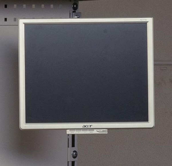 KLW "Telescope" TFT / LCD monitor muurbeugel van aluminium, zilverkleurig, VESA beugel (tot 100 x 100 mm), ABC-SA2-MTSW-01