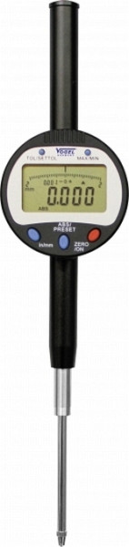 Vogel Germany digitale meetklok, met USB data-uitgang, 0 - 50,8 mm / 0 - 2,0 inch, 0,01 mm / 0,0005 inch, 242164