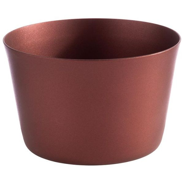 APS schaal -LEVANTE-, Ø 8,5 cm, hoogte: 5,5 cm, RVS, kleur: koperrood, 0,2 liter, 40708