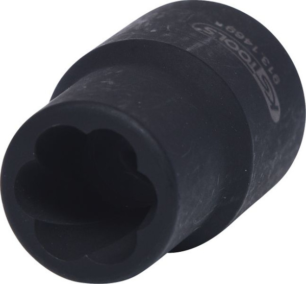 KS Tools 1/2" slagdop met spiraalprofiel, 12 mm, 913.1469