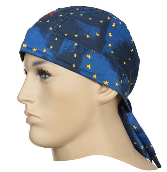 ELMAG warmtehoofdbescherming bandana 'EU vlag' WELDAS 23-3609, gemaakt van katoen, hoofddiameter 46-68 cm, 59177