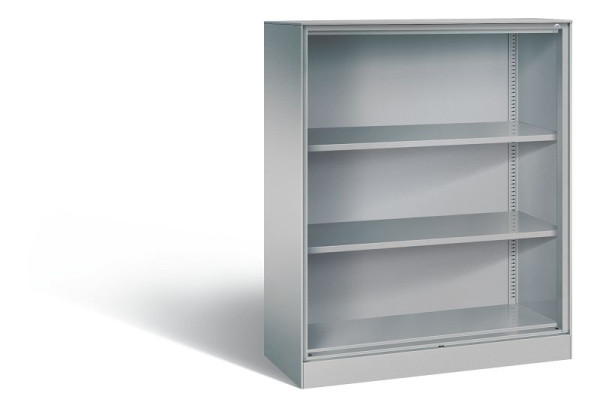 C+P bureauplank Asisto, H1310xB1000xD435mm, kleur: wit aluminium, 3 niveaus, 140032-000 S10045