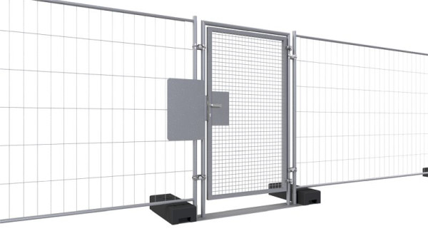 Schake mobiele hekdeur gelast uit een stabiele frameconstructie, 3B36T