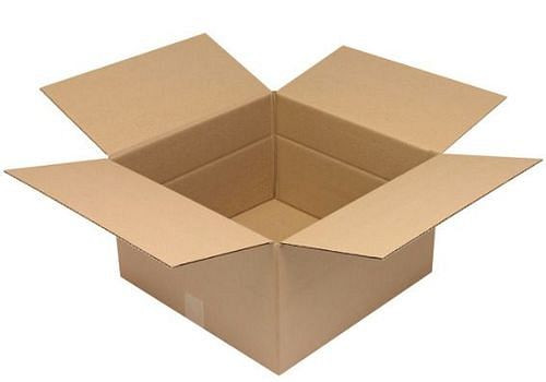 TransPak golfkartonnen vouwdoos 1-wandig, binnenmaat 420 x 420 x 250 mm, kwaliteit 1.30C, VE 25, 299283