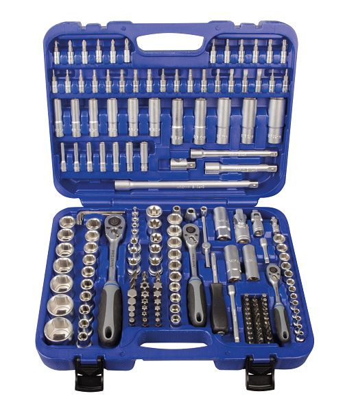 Projahn 1/4"+ 3/8" + 1/2" proficraft set 182 delig, 72 tands ratels, 8664