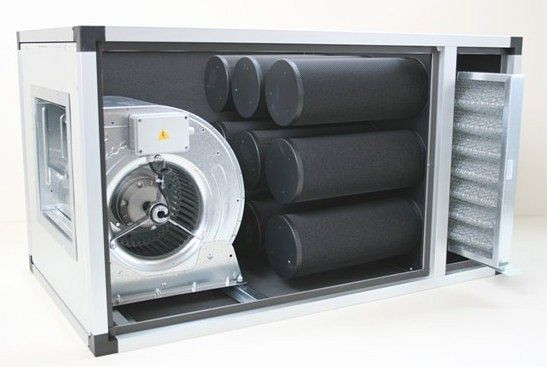 AIRFAN filterunit voor geurverwijdering en filtratie van organisch materiaal, 100 kg, CCAM115