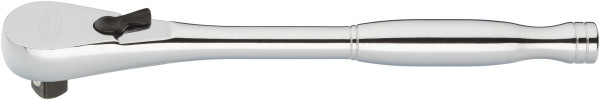 VIGOR omschakelbare ratel met fijne tanden, standaard, massief vierkant 10 mm (3/8 inch), 198 mm, V4945-S