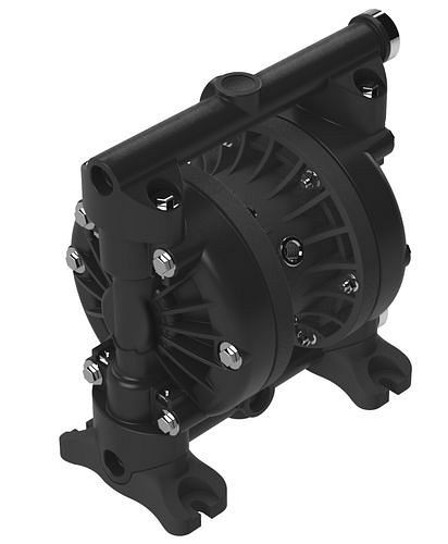 DENIOS perslucht dubbelmembraanpomp, ATEX, 1/2'', gemaakt van PVDF / EPDM-PP / PTFE, 287-087