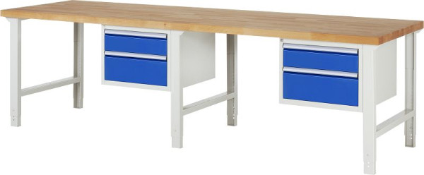 RAU werkbank serie 7000 - model 7123, B3000 x D900 x H790-1140 mm, 13-7123A1-309B4H.11