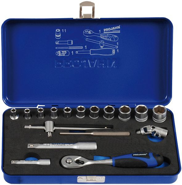 Projahn Xi-on 3/8" dopsleutelset 17 delig, 4111