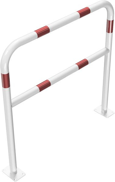 Schake buisbeugel van stalen buis Ø 48 x 2,5 mm met dwarsbalk voor plugbevestiging, totale breedte 1000 mm, totale hoogte 1000 mm, 448_62B