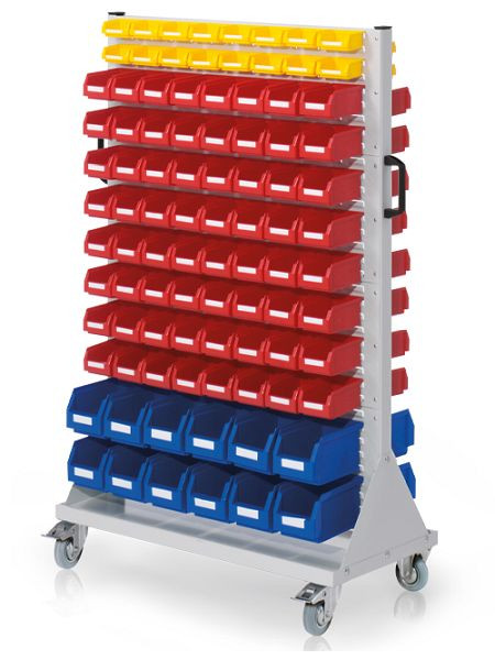 Bedrunka+Hirth trolley maat 4, 194 magazijnbakken, afmetingen in mm (BxDxH): 1000 x 500 x 1580, 04.04.3513
