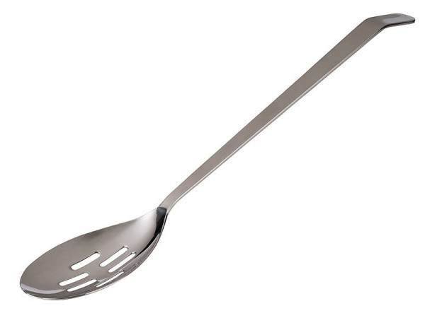 APS Chafing Dish lepel, totale lengte: 35 cm, roestvrij staal 18/10, voorkant gepolijst, handvat mat, gleuf, 00593