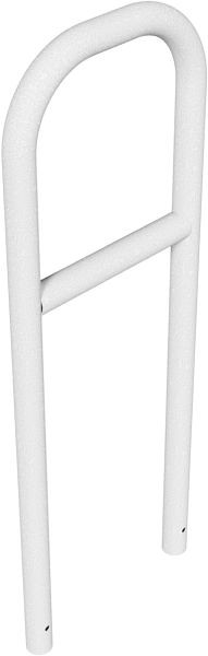 Schake buisbeugel van stalen buis Ø 60 x 2,5 mm met dwarsbalk voor inzetting in beton, totale breedte: 500 mm, totale hoogte: 1400 mm, thermisch verzinkt, 465_31
