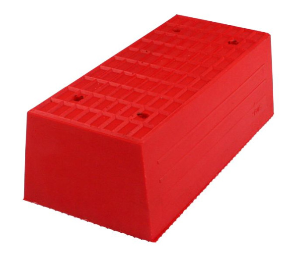 Busching Redline rubberblok voor hefplatforms, 70mm, met houten kern H70xB100xL200mm, 100874