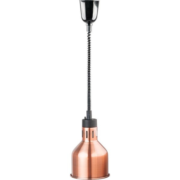 Stalgast warmtelamp voor plafondmontage, brons, 0,25 kW, Ø 173 mm, BB0106003