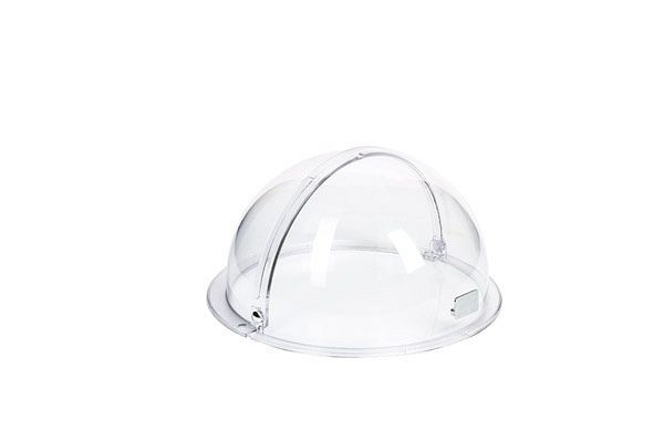 APS rolkap, Ø 38 cm, hoogte: 20 cm, SAN, glashelder kunststof, geschikt voor mand 40295, 18389