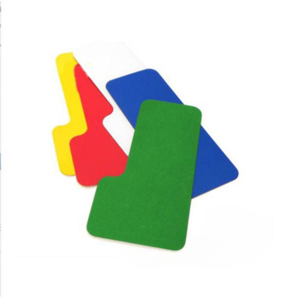 Stone HGS opslagplaatsmarkering -WT-5112- L-stukken, 75 mm / wit, VE 20, 31752