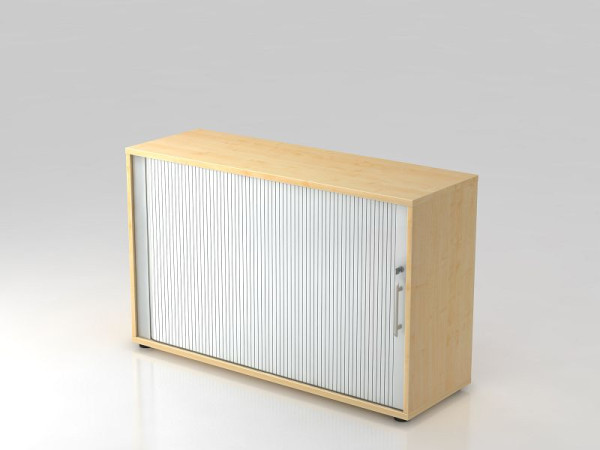 Hammerbacher rolluikkast horizontaal, 2OH 120cm relinggreep esdoorn/zilver, 120x40x74,8 cm (BxDxH), V1732S/3/S/RE