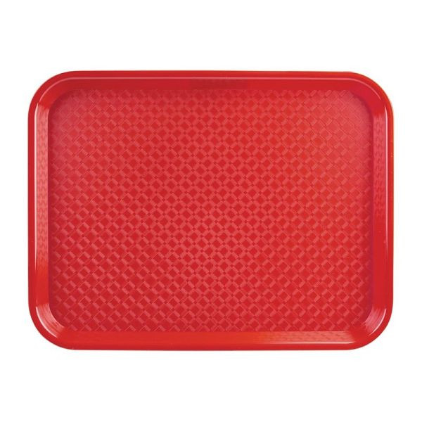 Olympia Kristallon fastfood dienblad rood 41,5 x 30,5cm, P504