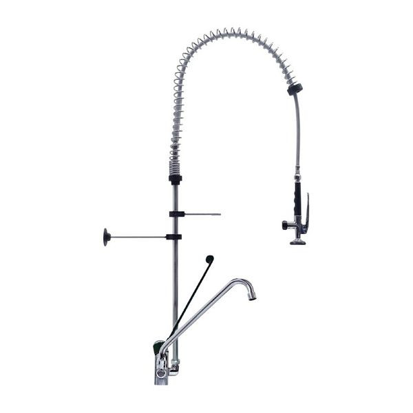 Gastro M enkelgats handdouche hoog model met draaibare kraan en handsfree bediening, CS490