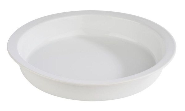 APS porseleinen inzet, Ø 39 cm, hoogte: 6 cm, wit, geschikt voor oven en magnetron, vaatwasmachinebestendig, vuurvast, 82210