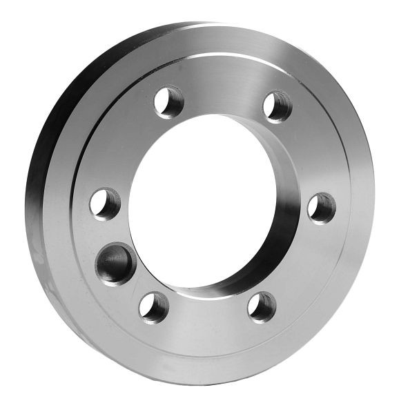 MACK-flens voor klauwplaten, staal, DIN 55026, plat aan de klauwplaatzijde