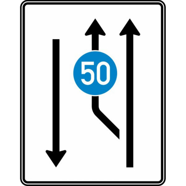 Stone HGS uitbouwplaat met tegenligger, 1 rijstrook plus rijstrook links en 1 rijstrook in tegengestelde richting, nr. 546-10, RA1/Alform, zonder afstandsinformatie, 1600x1250mm, 546-10-112