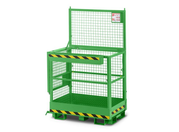 RR Industrietechnik Arbeitskorb, RAK-Duo, RAL 6018 gelbgrün, 120000098