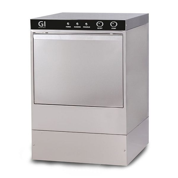 Gastro-Inox elektronische glazen vaatwasser, 40x40cm, 230V, RVS AISI 304, 400.202