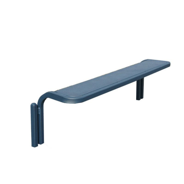 Stone HGS bank -Time- zonder rugleuning, RAL 3004 paarsrood, 22147