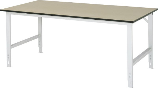 RAU werktafel Tom serie (6030) - in hoogte verstelbaar, MDF plaat, 2000x760-1080x1000 mm, 06-625F10-20.12
