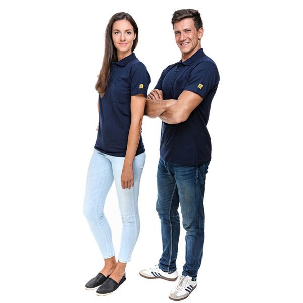 SafeGuard ESD poloshirt marineblauw, 150 gsm maat 3XL, DSWL37152
