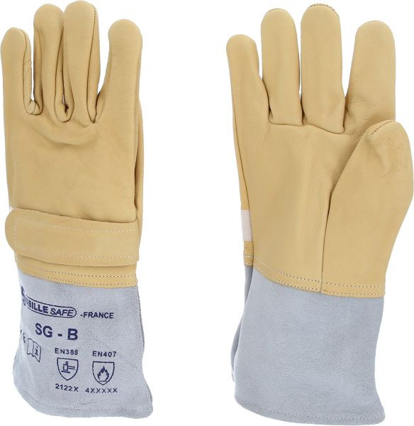 KS Tools pulloverhandschoen voor elektricienshandschoenen, maat 8+9, 117.0142