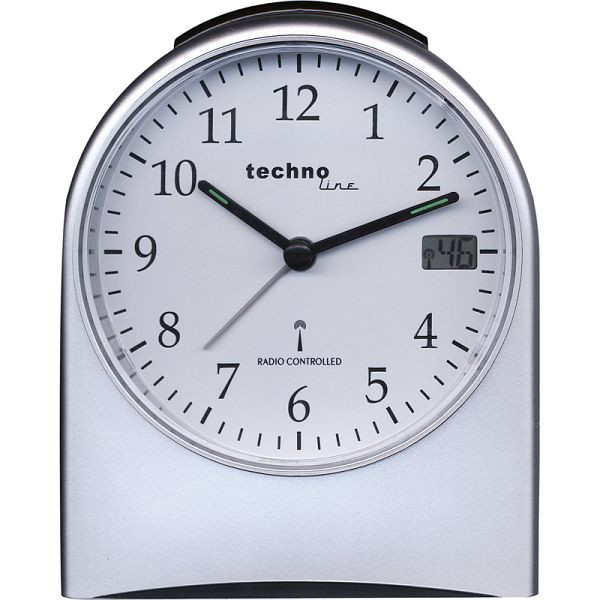 Technoline radiografische wekker, DCF-77 radiografische klok, afmetingen: 120 x 147 x 60 mm, WT 765