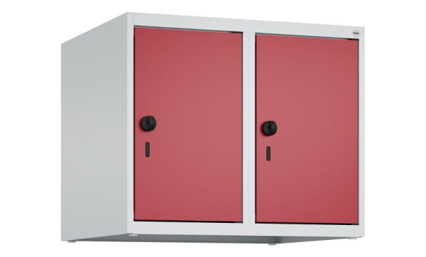 C+P kastopzet Classic PLUS, bovenkast, 7035/3003, veiligheidsdraaisluiting, 500x600x500mm, 2 vakken, 080090-20 S10001