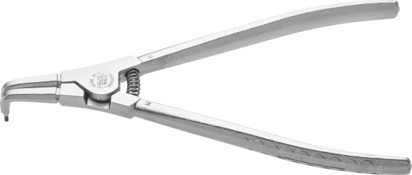 Hazet borgveertang, standaard: DIN 5254 vorm B, oppervlak: verchroomd, punt staalgrijs, lengte: 225 mm, 1846D-3