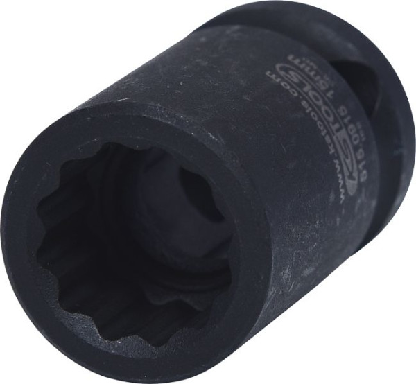 KS Tools 1/2" 12-kant slagdop, kort, 15 mm, 515.0915