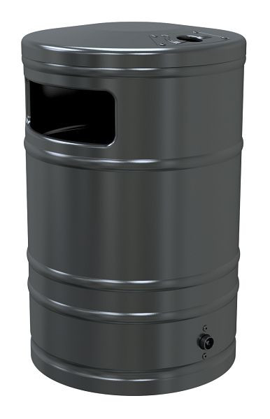Schake afvalcontainer 40l met asbak, Ø 340mm hoogte 530mm, met 2 zijopeningen, 4024B