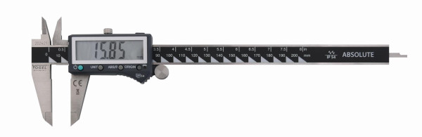 Vogel Germany "Absolut" elektronische digitale schuifmaat, IP67, 200 mm / 8 inch, 202421-2