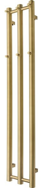 TVS handdoekradiator PLUS 3, geborsteld goud, 1400 x 265 mm, PLUS3BG