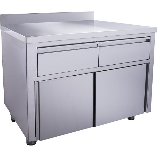 Saro schuifdeurkast - 2 laden 1200x700 mm, spatwand, 700-2305