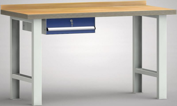 KLW standaard werkbank - 1500 x 700 x 840 mm L x D x H, WS500N-1500M40-E7001